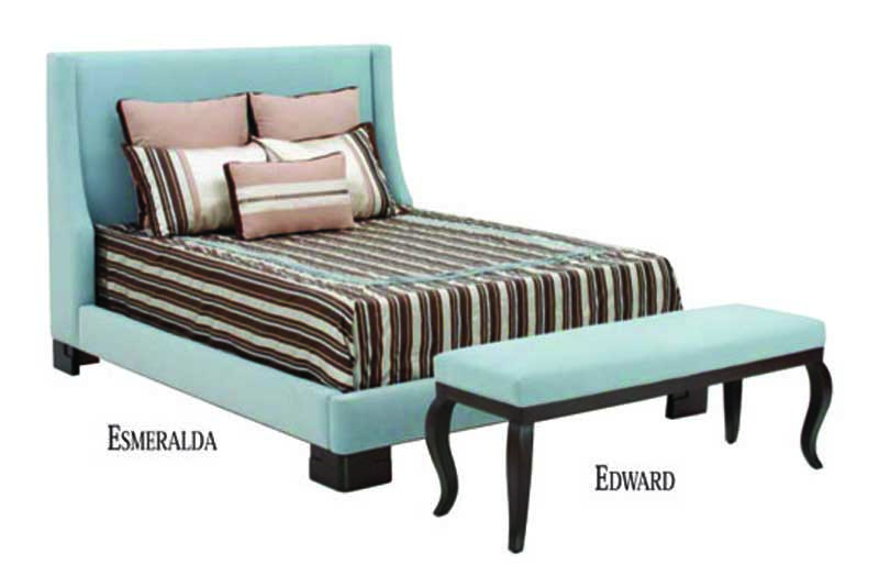 Esmeralda Bed & Edward Bench