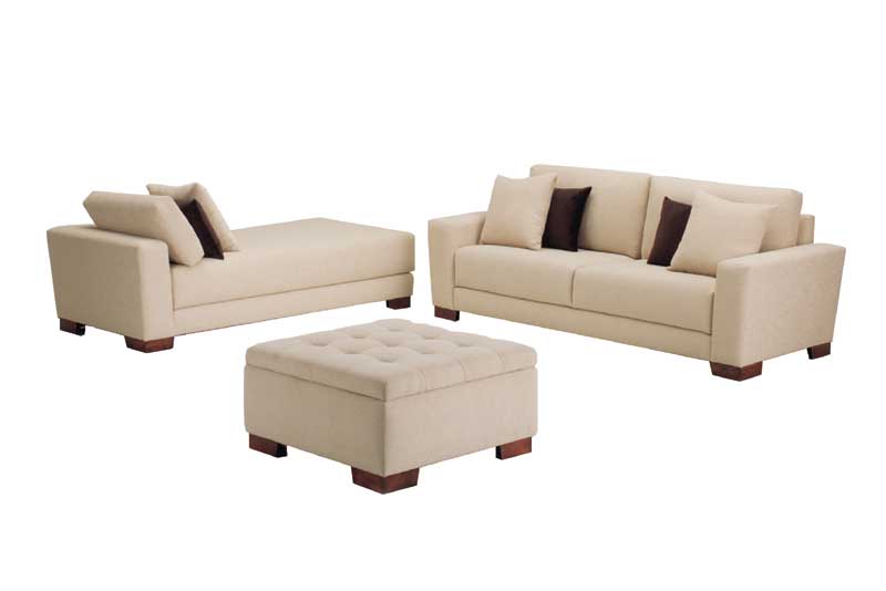 Larry & Lucie OttomanTufted top