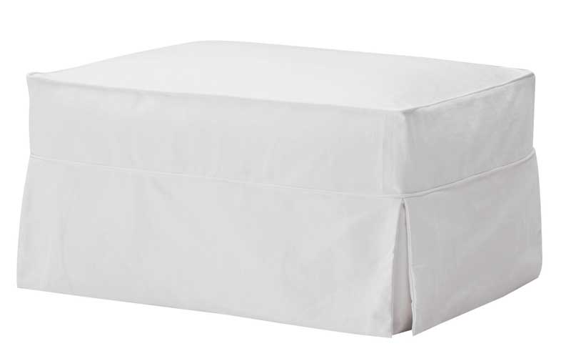 Merlot Ottoman Slipcover